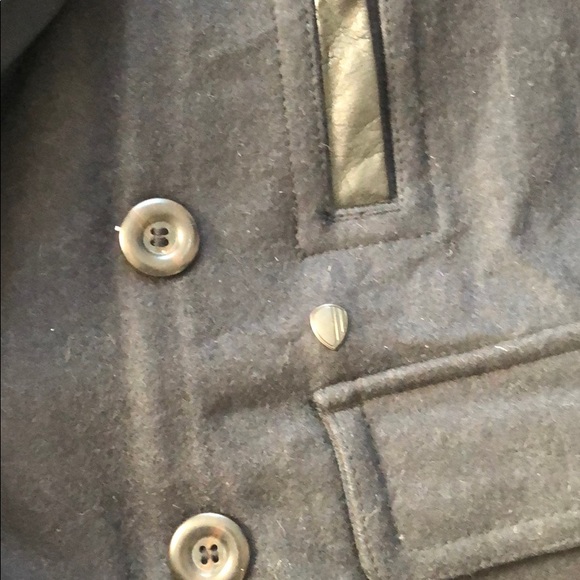 Mens Wool Pea Coat (XS) - Picture 2 of 13